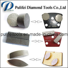 Round Arrow Rectangle Oval Grinding Segment for Trapezoid Metal Pad